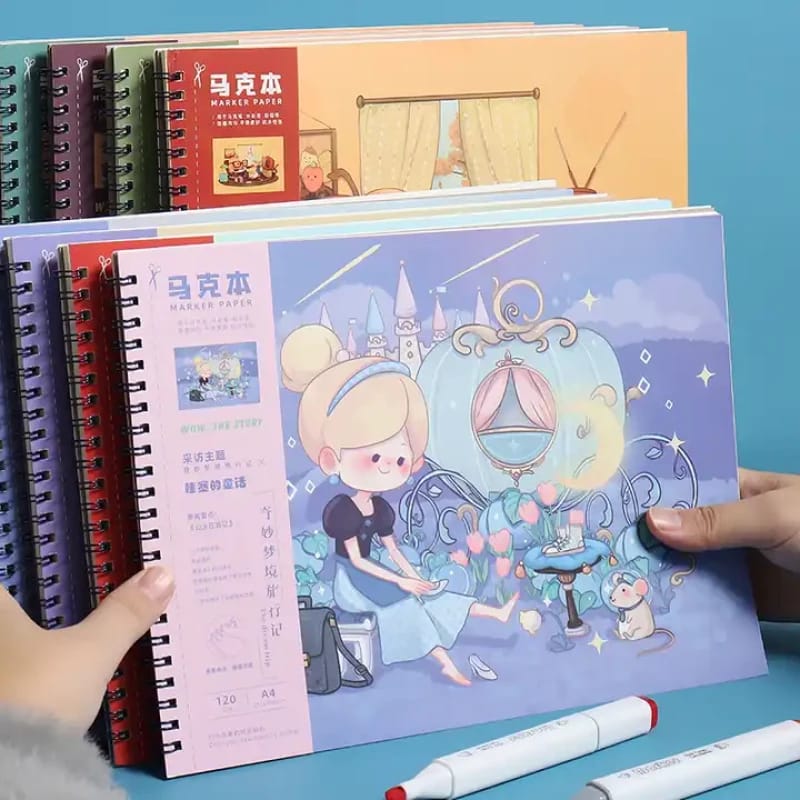 Spiral Sketch Book A4 - 120 Gram - 30 Sheets - Disney