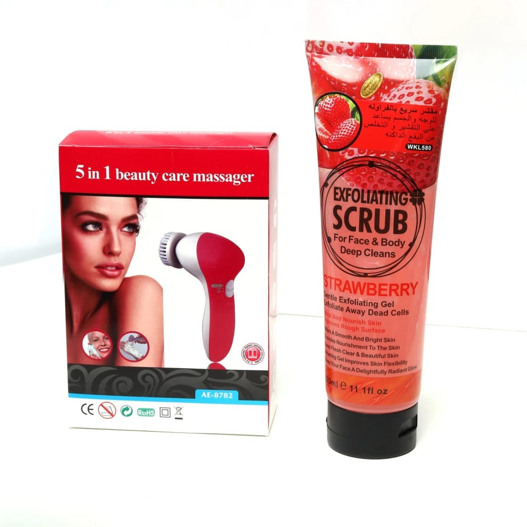 Scrub + Electric Massage Device
