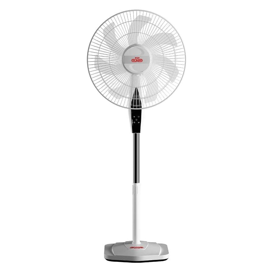 18-Inch Stand Fan with Copper Motor and Touch Control in White by OLMAR