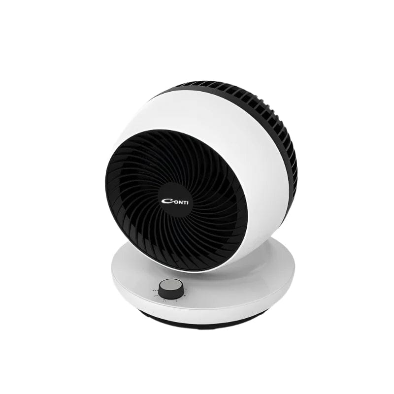 8-inch Desk Fan with Air Circulation, 45W, 3 Speeds, CONTI Brand