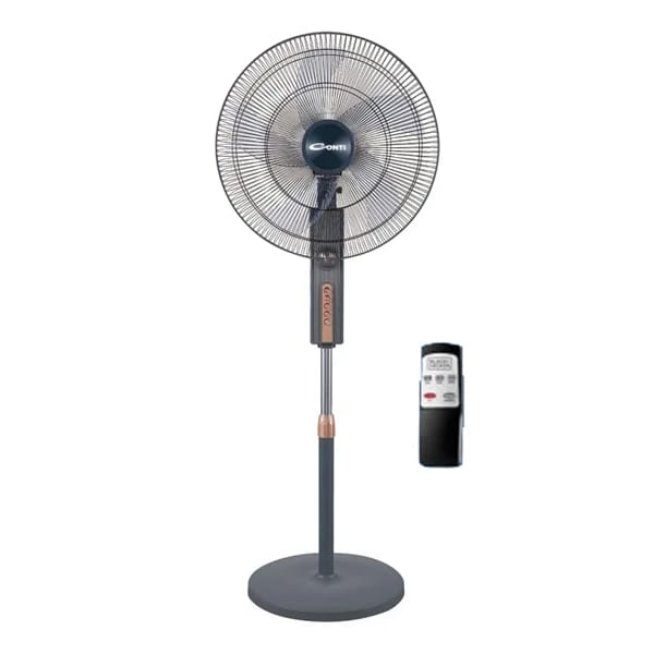18-Inch Stand Fan with 4 Speeds and Remote by CONTI