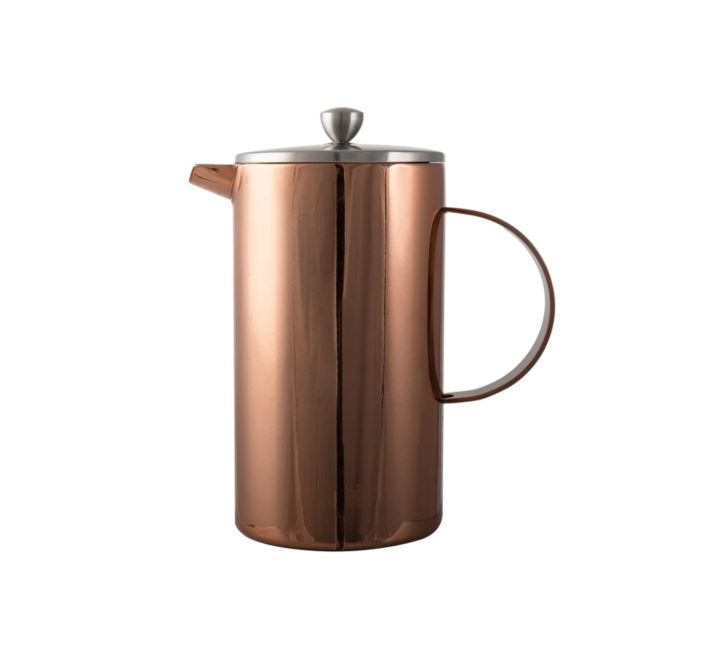 La Cafetière Classic 8-Cup Double Walled Cafetière, 1L - Copper