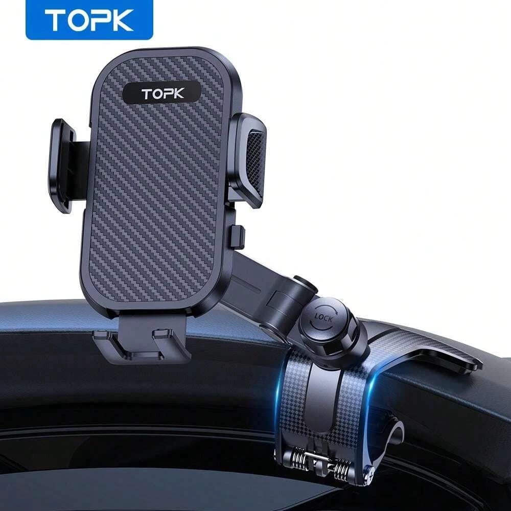 حامل هاتف السيارة TOPK بتعدد زوايا التدوير