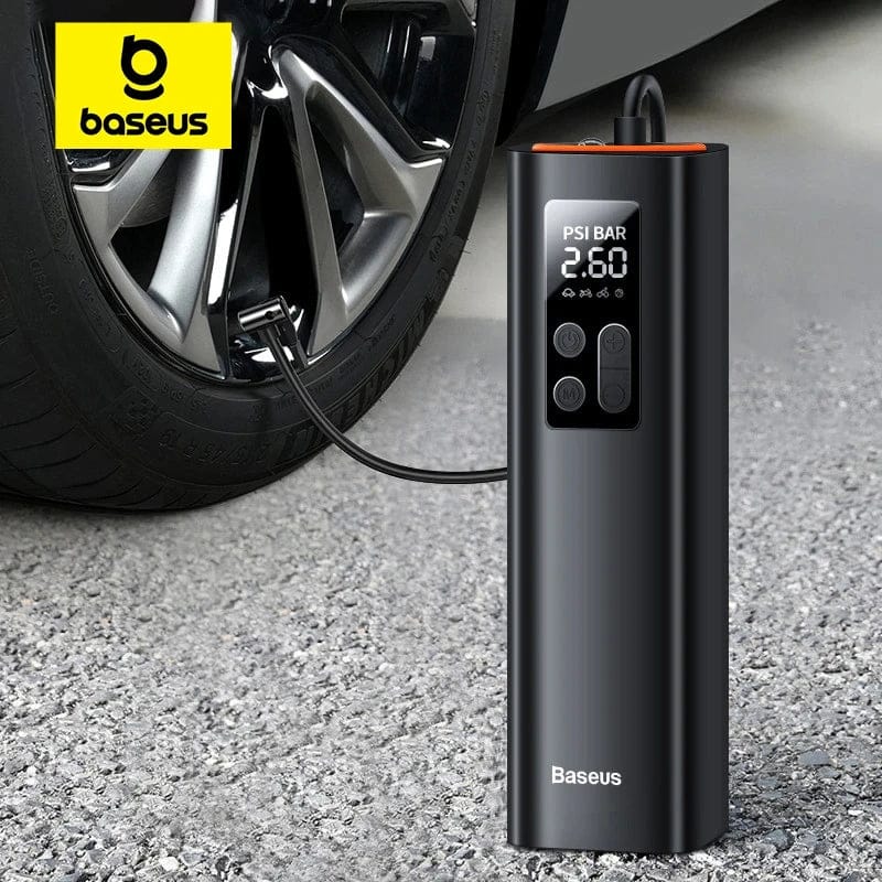 مضخة هواء محمولة Baseus 12V مع مقياس دقيق رقمي