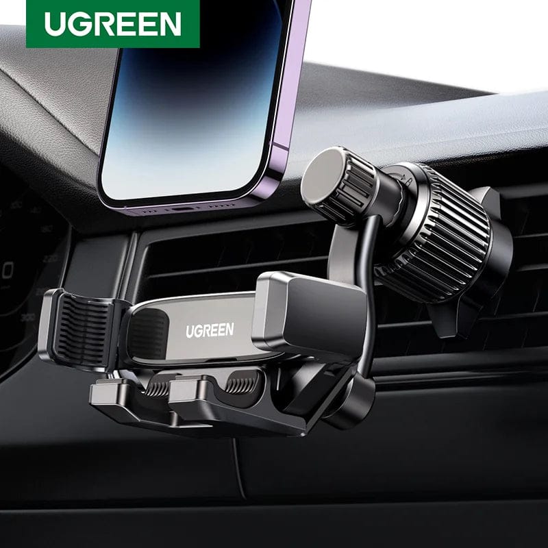 حامل هاتف للسيارة من UGREEN، قابل للتدوير 360°، لتركيب في منافذ التهوية، يناسب الهواتف من 4.7 إلى 7.2 بوصة