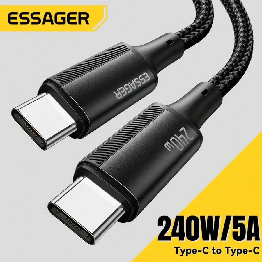 Essager 240W PD3.1 Fast Type-C Charging Cable