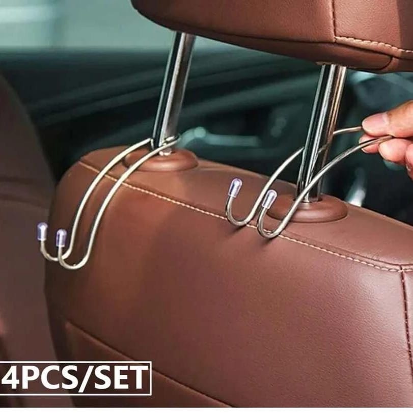 Car Seat Headrest Hooks - 4PCS Set