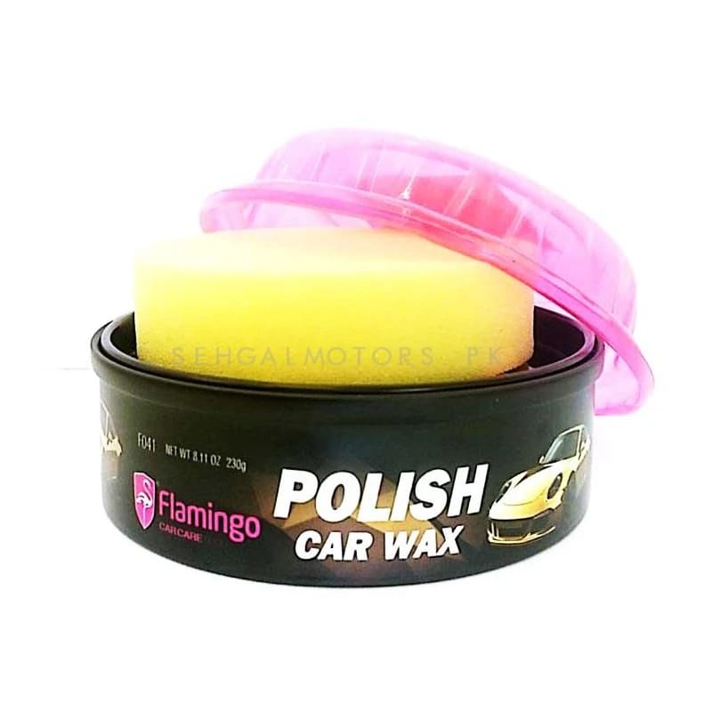 Car Polish Wax with Rough Wax "230g" - FLAMINGO