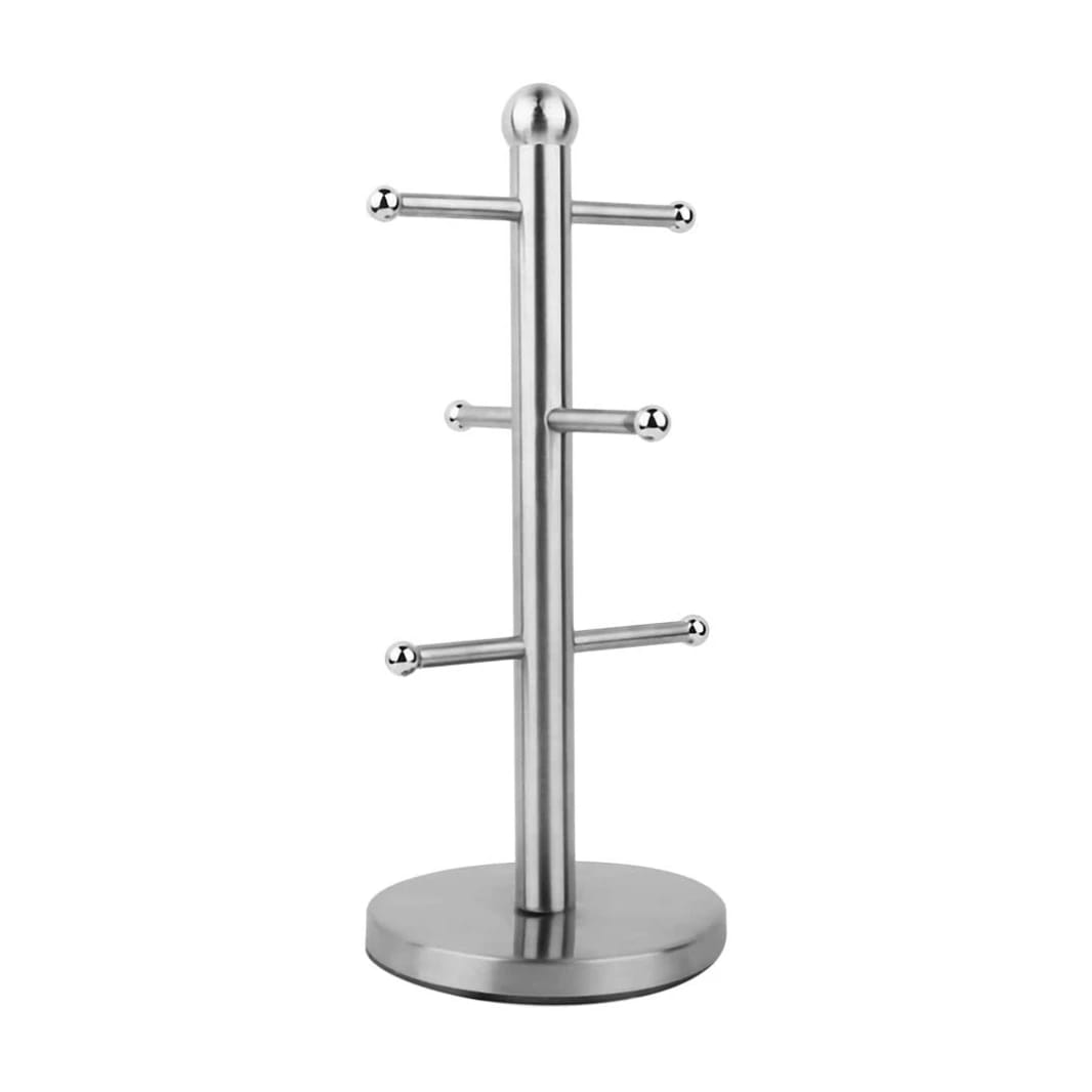 Stainless Steel Mug Rack Tree Shape Storage
