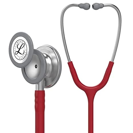 3M Littmann Classic III Monitoring Stethoscope - Burgundy 5627