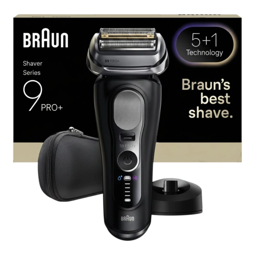 Braun Series 9 Pro+ 9610s Electric Shaver, Black