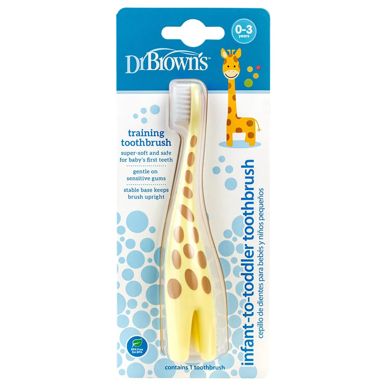 Dr. Brown’s – Giraffe Infant to Toddler Toothbrush