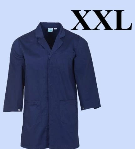 5178-ABC Lab Coat Cotton Unisex Navy Blue 2XL