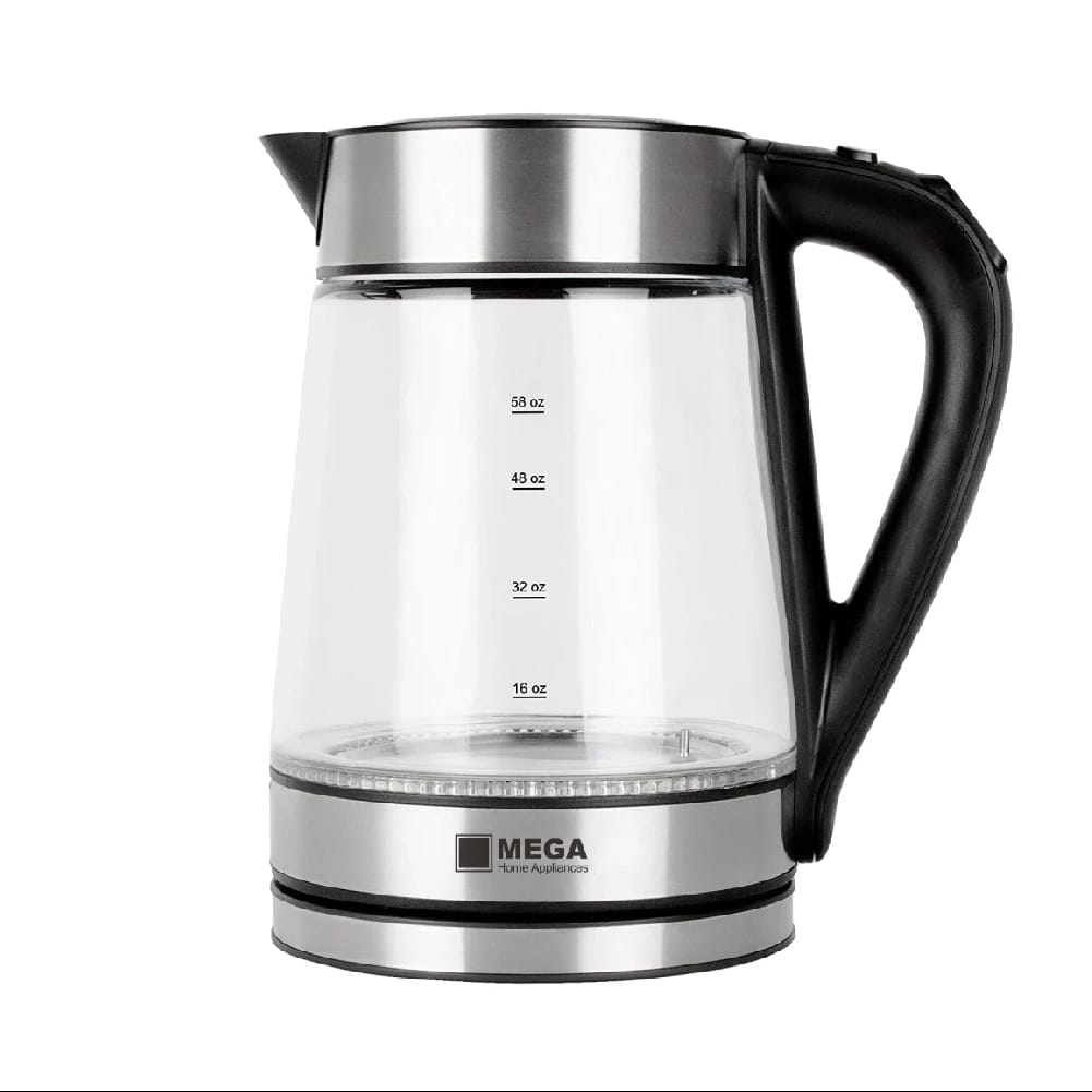 MEGA KETTLE 2200W 1.7L Glass