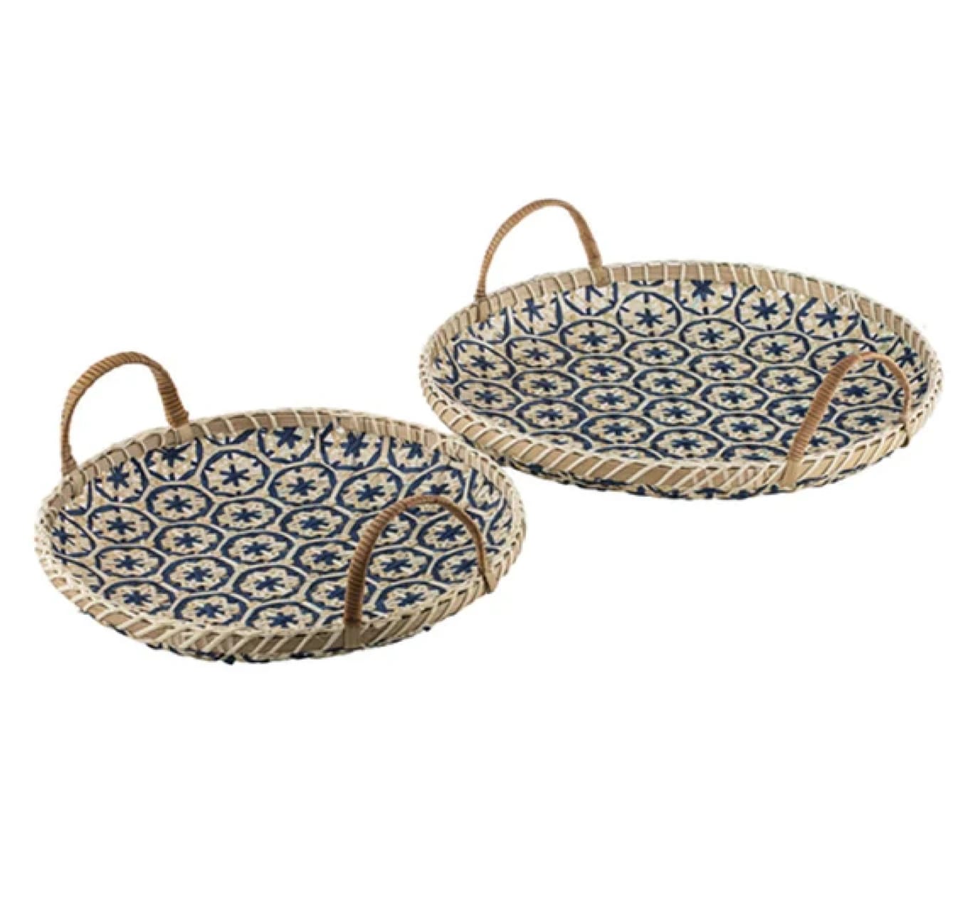Bamboo Woven 2-Piece Tray