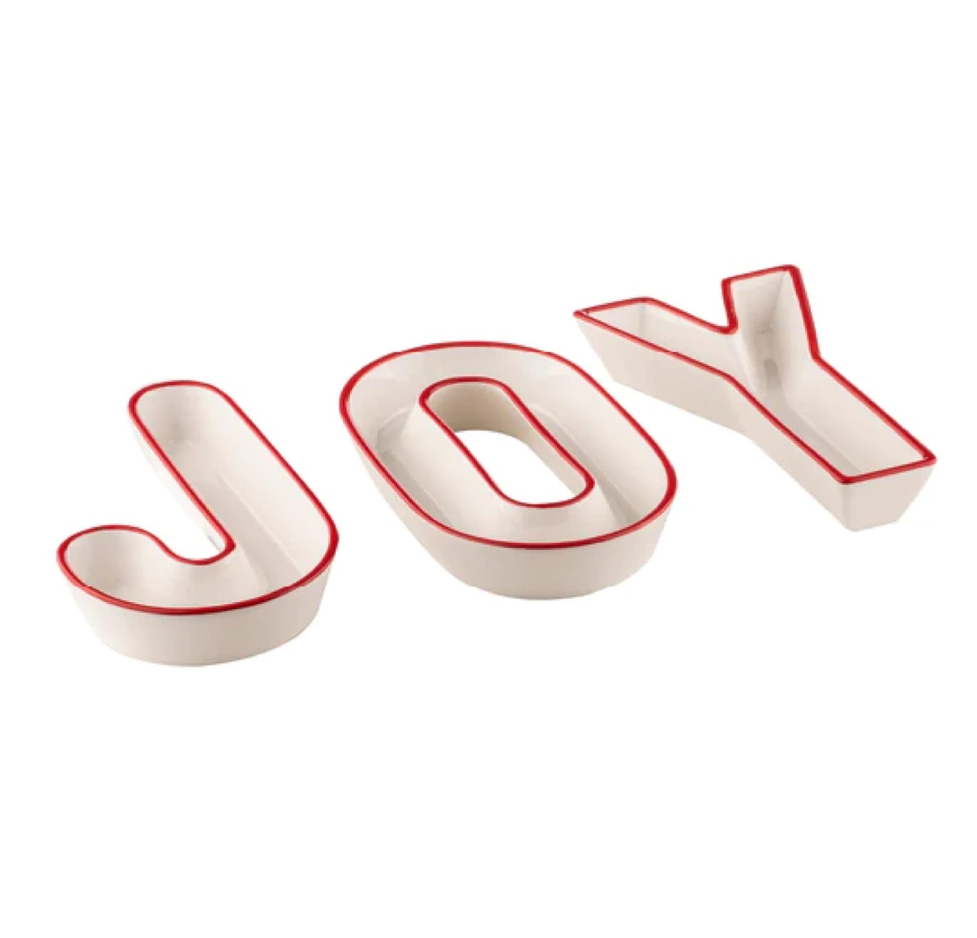 Letters Joy 3-Piece Bowl Set