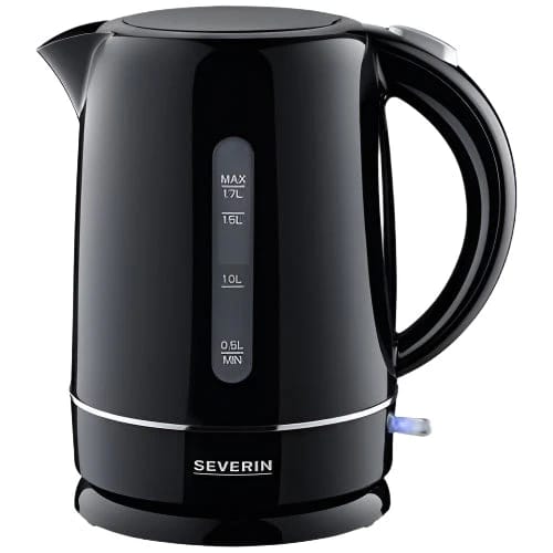 Severin Kettle with Automatic Steam Stop, 1.7L, 2200W, Black