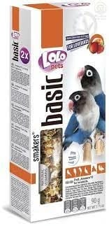 lolopets - أعواد سناك بنكهة الفواكه لطيور الحب 90 جرام