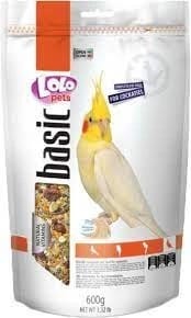 الغذاء اليومي للببغاوات الحورية من LoLo PETS جم600