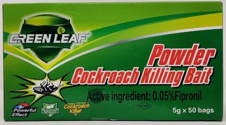 Cockroach Killer Powder 5g × 50 Green Sachet