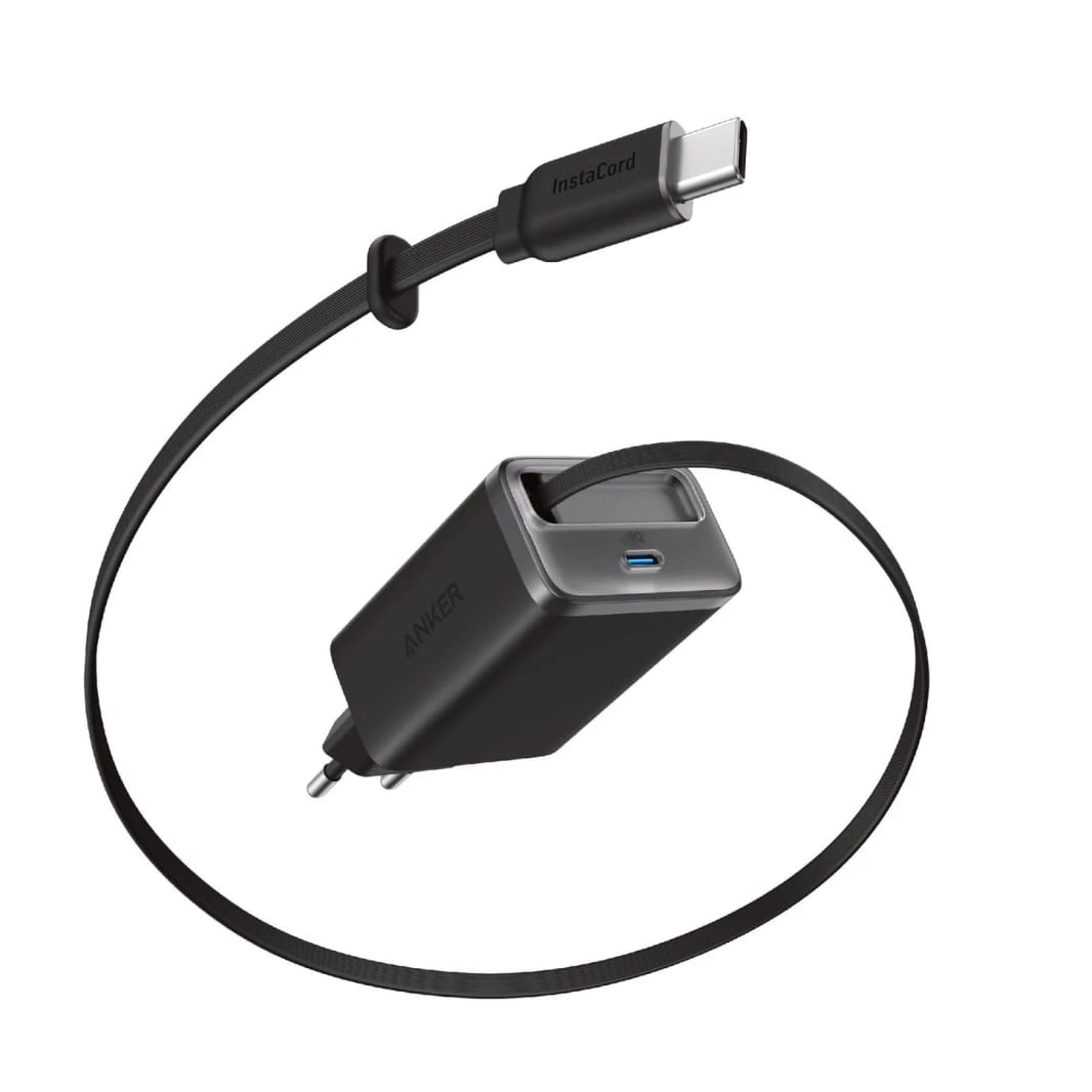 شاحن أنكر نانو (35 واط، كابل USB-C مدمج قابل للسحب)