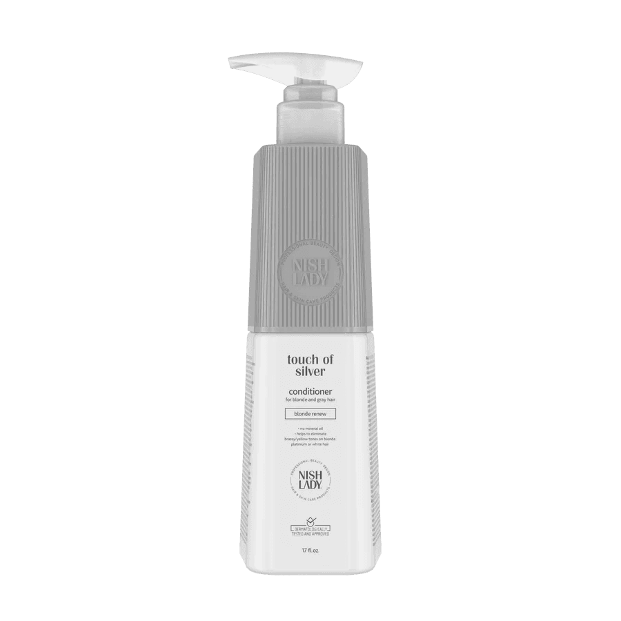 Touch of Silver Bi-phase Conditioner for Blonde and Gray Hair By NISHLADY