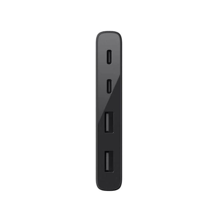 Belkin USB-C 4-Port Mini Hub, 5Gbps Data Transfer Speeds, Black