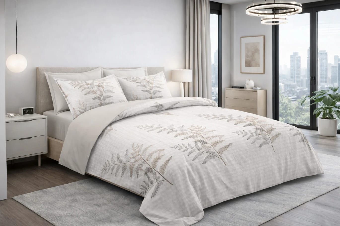 6-Piece Microfiber Double Comforter Set