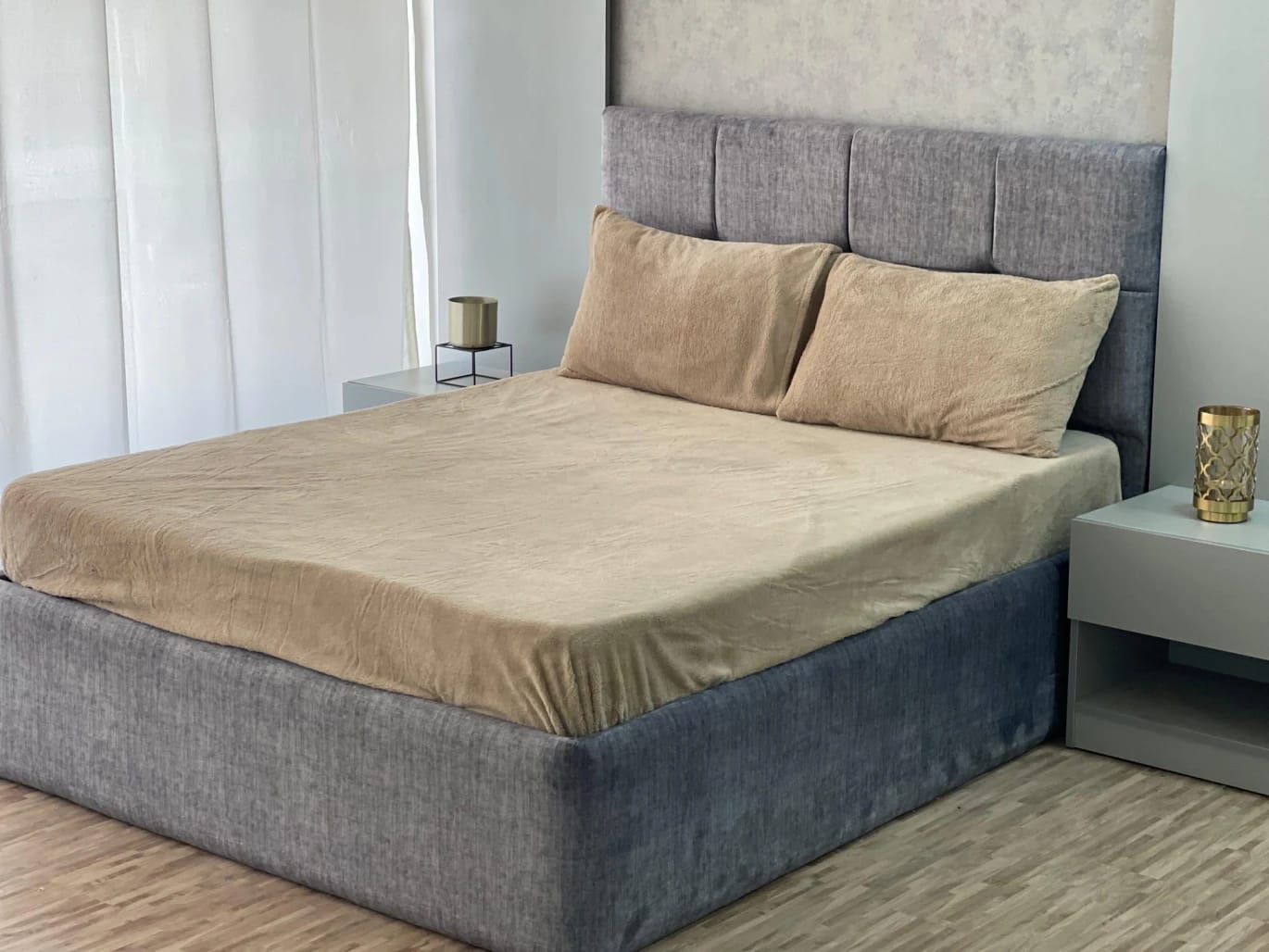 Single Fitted Fur Sheet + Pillowcase