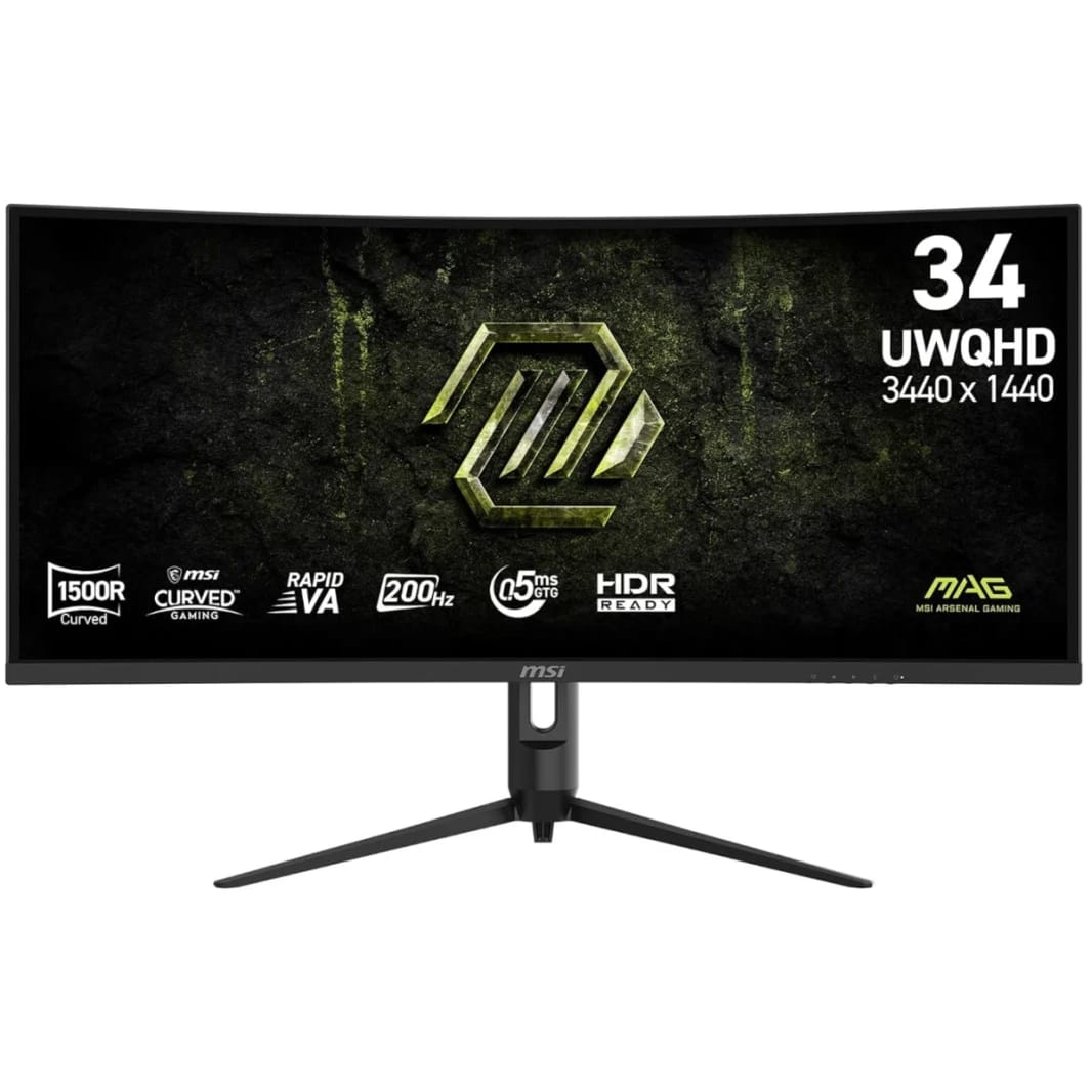 شاشة MSI MAG 342CQRF E20 34" منحنية للألعاب