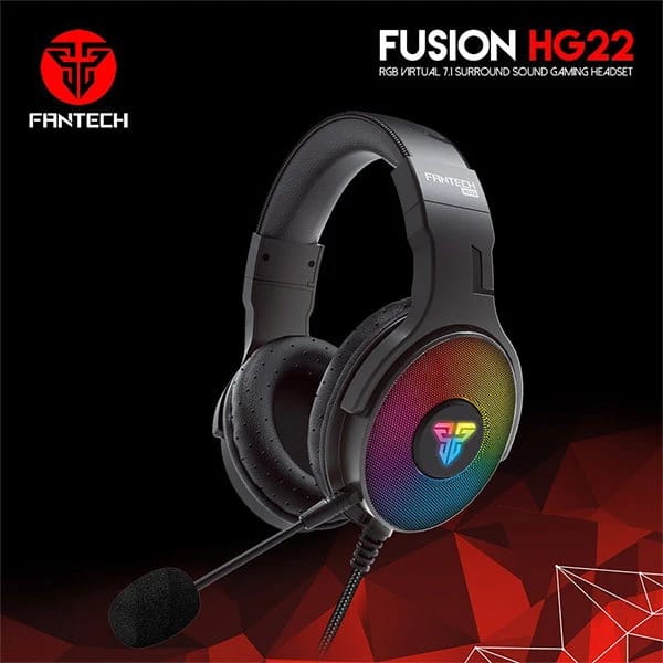 سماعة الألعاب FANTECH Fusion HG22 بتقنية 7.1 المحيطية