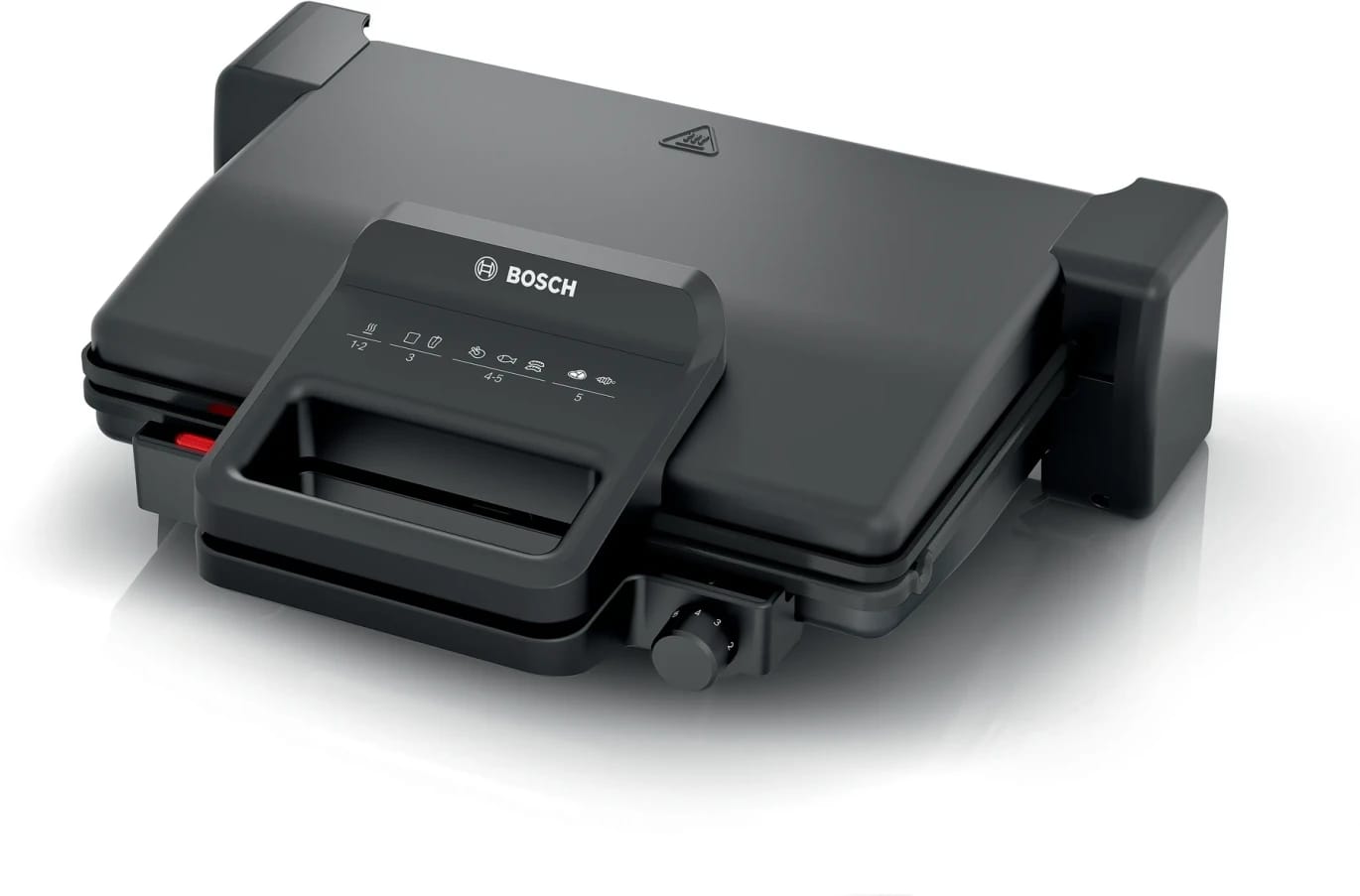 Bosch TCG3323 Contact Grill 2000W Black with 3 Grilling Positions