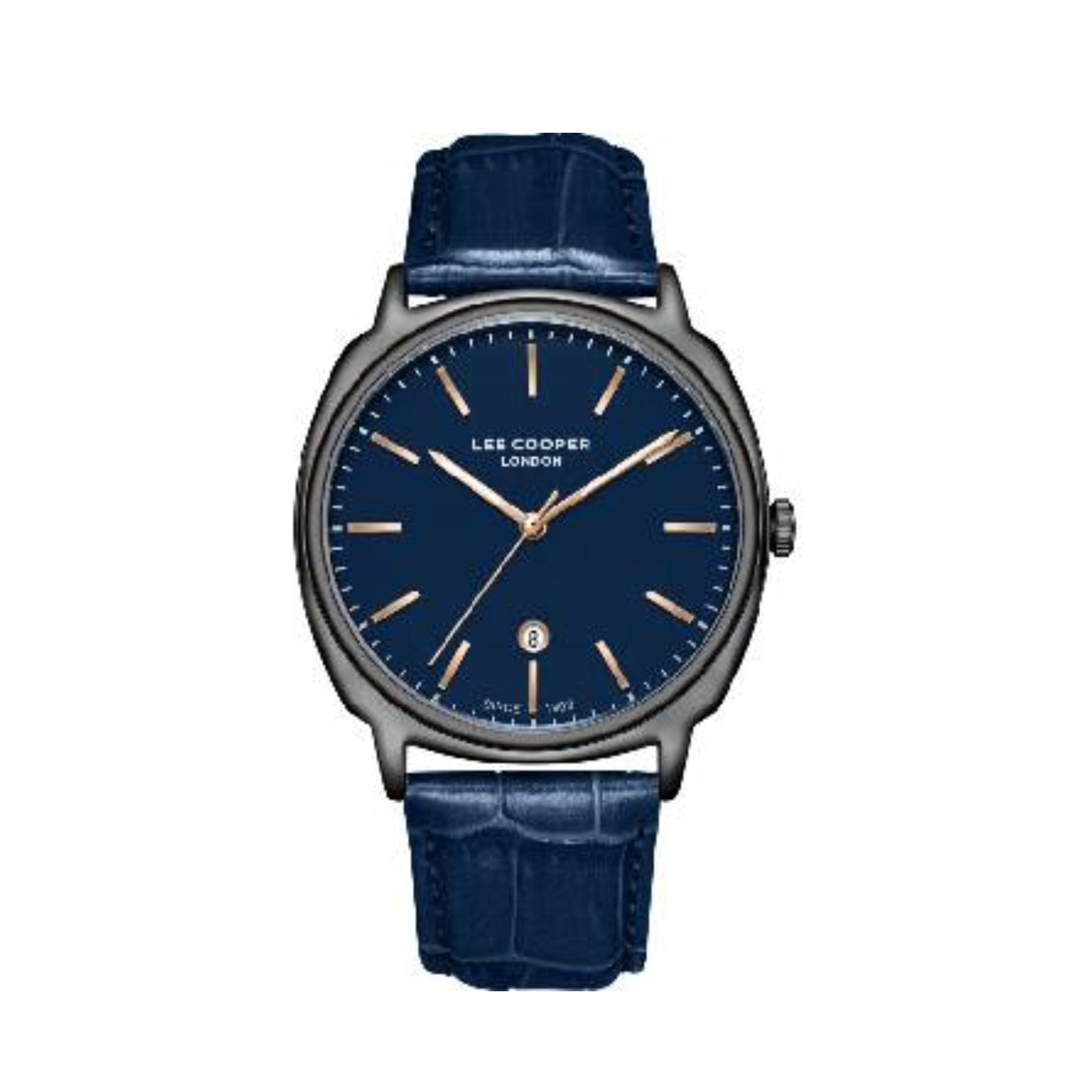 Lee Cooper Boreas Dark Blue Leather Men's Watch