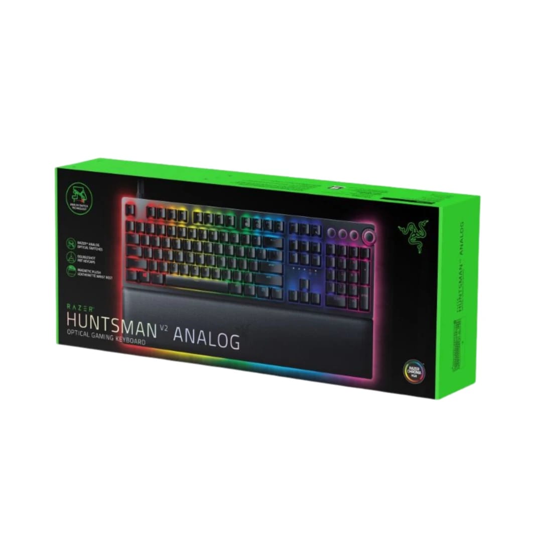 Razer Huntsman V2 Analog Gaming Keyboard - Ultimate Analog Performance