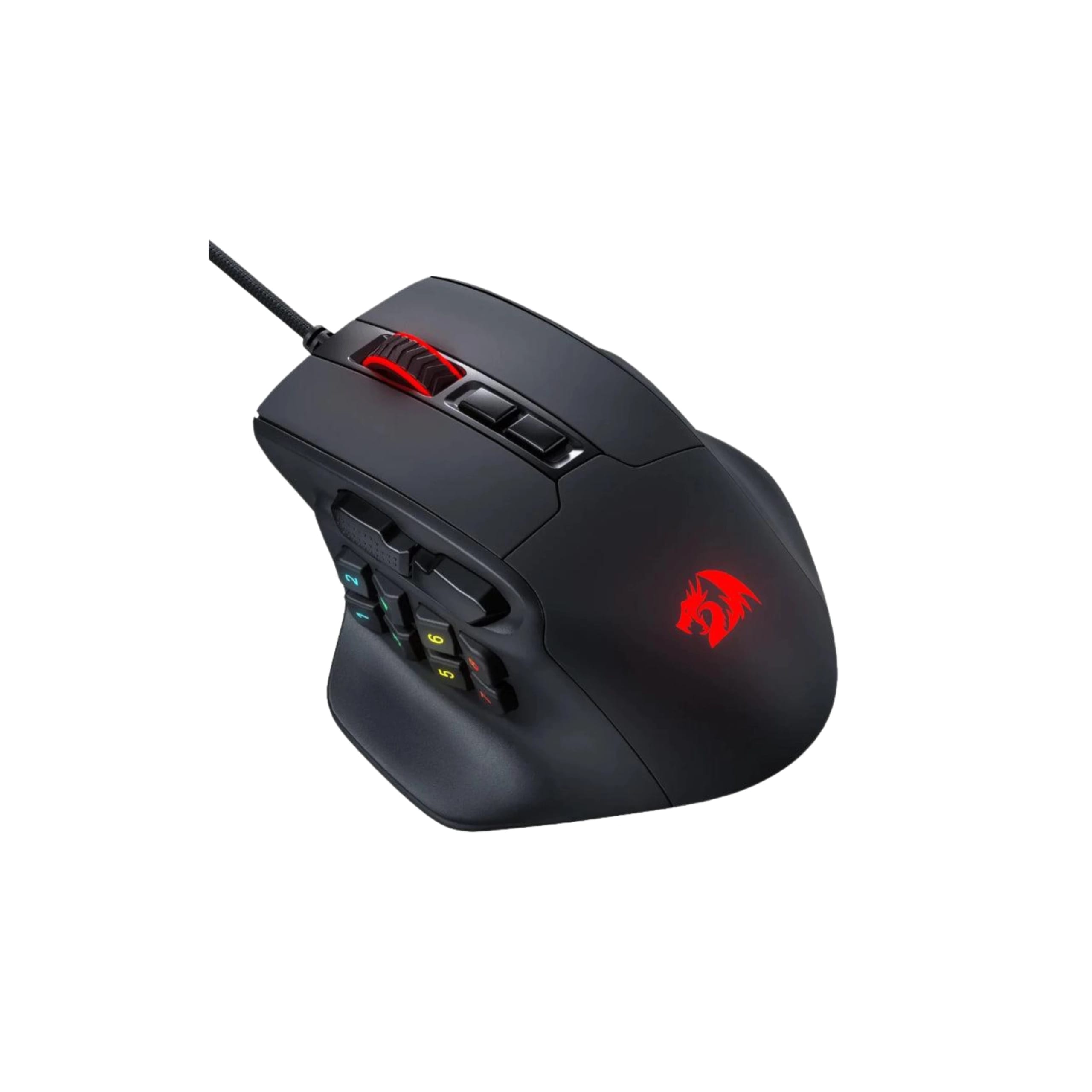 Redragon M811 Aatrox – MMO Gaming Mouse with Full Control