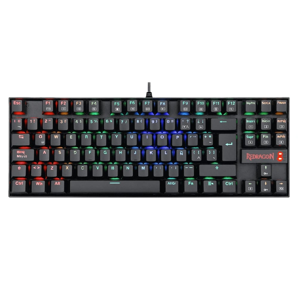 Redragon K552 – Elite Wired Mechanical Gaming Keyboard with RGB Backlit & Compact TKL Design