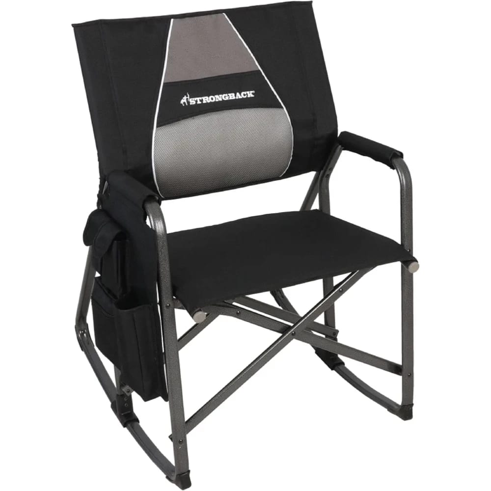 STRONGBACK Director Rocker Black Chair
