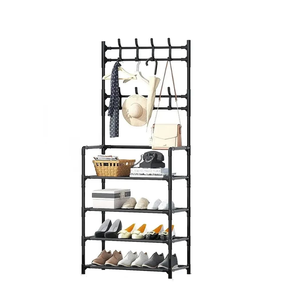 New Simple Floor Clothes Rack, 4 Layers