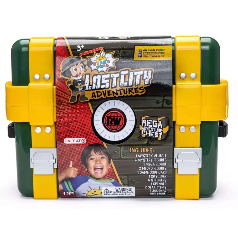 RYAN’S WORLD Lost City Adventure Mega Mystery Chest