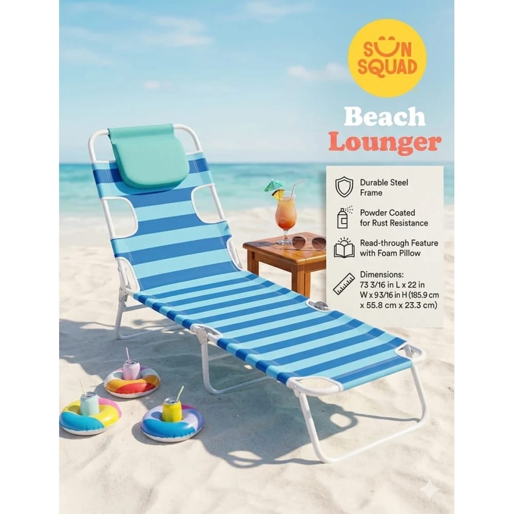 Sun Squad Beach Lounger
