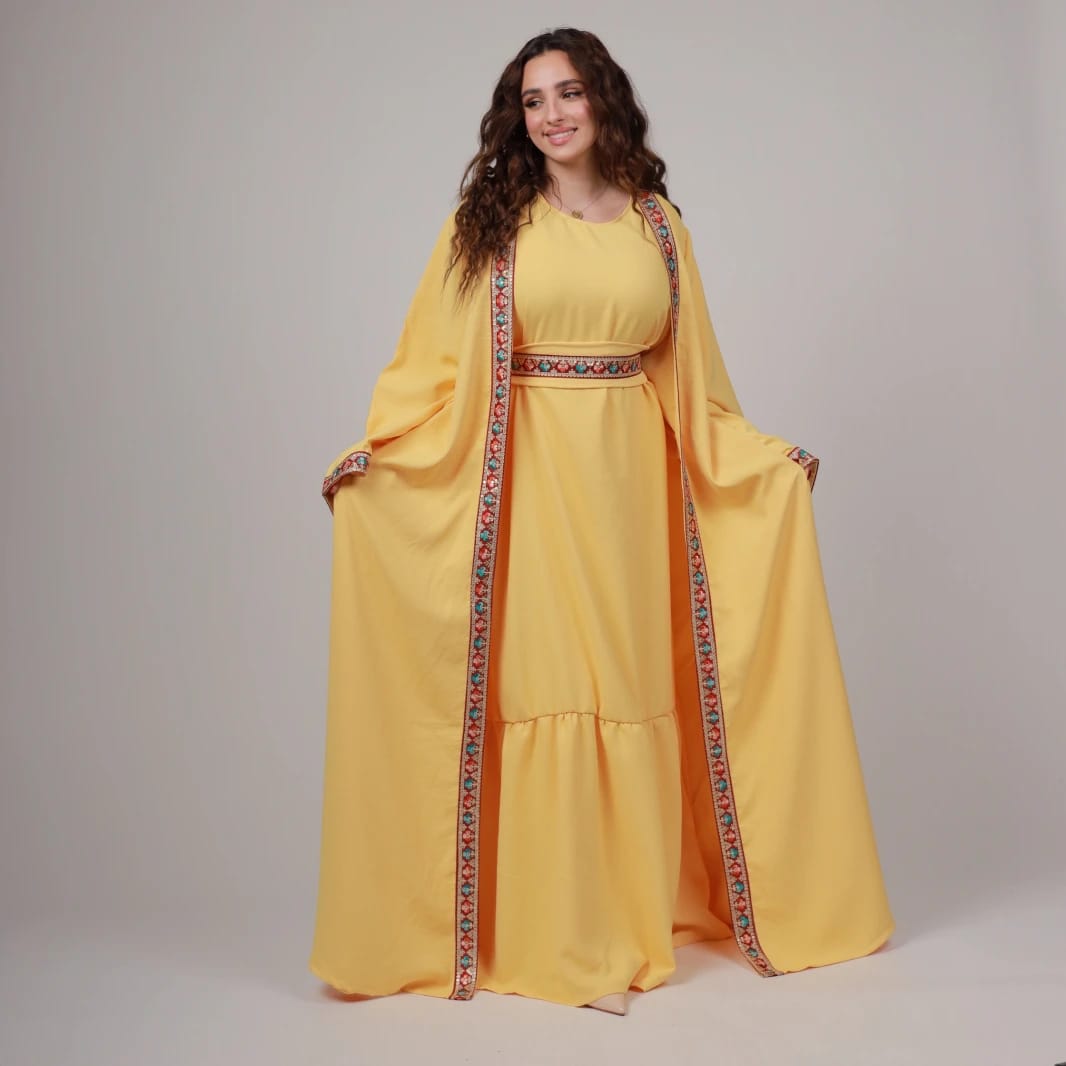 طقم عباية الشمس الأنيقة