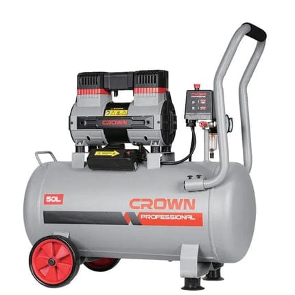 Silent Oil-Free Air Compressor 50L 1400W Crown | CT36097