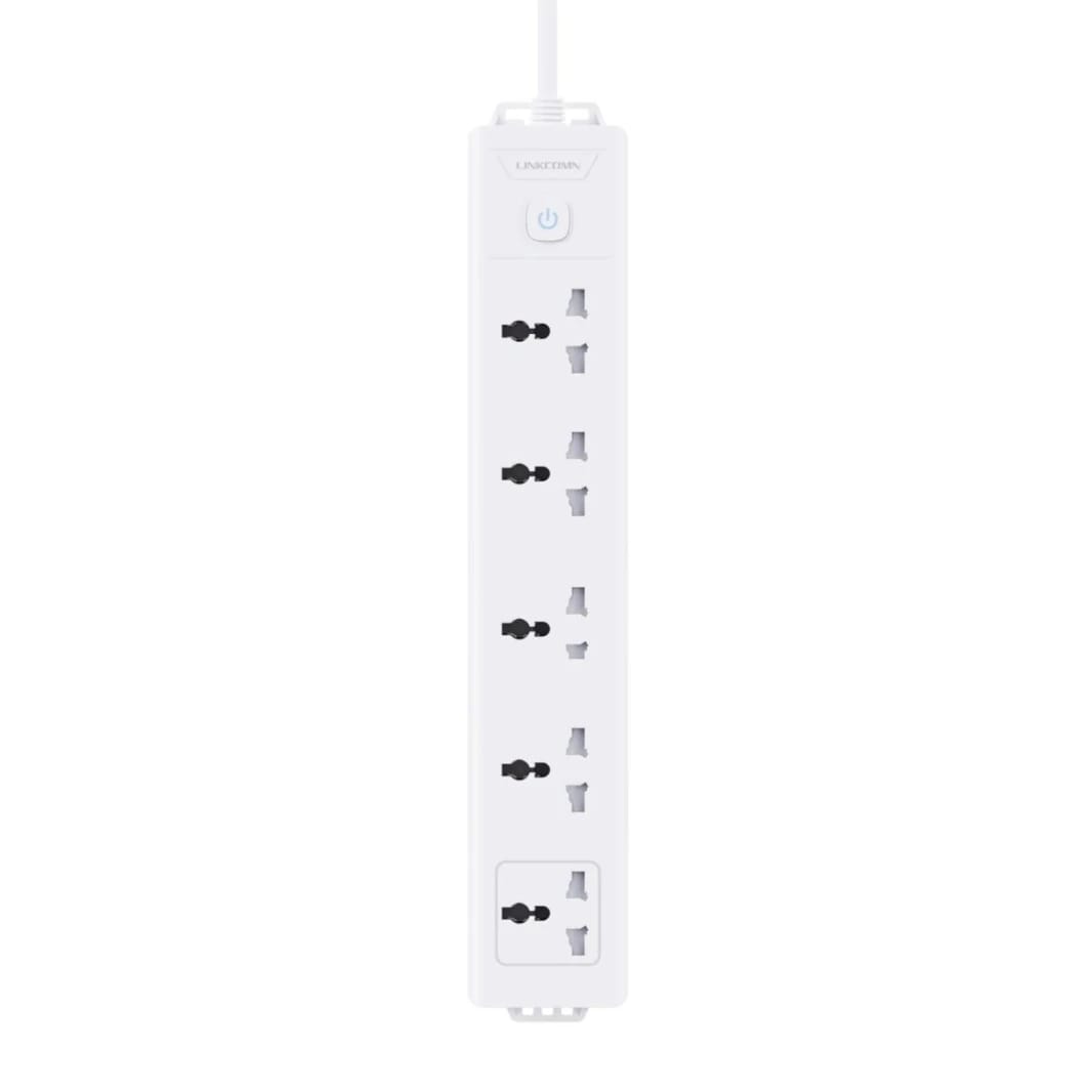 MARSRIVA Power Strip - 6 Sockets 1.6M Cord