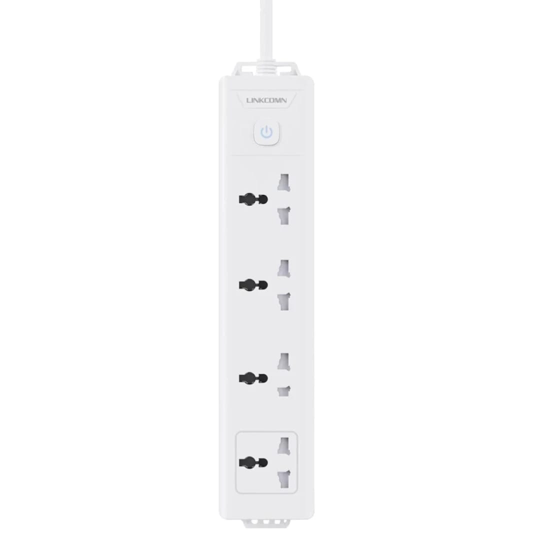 MARSRIVA Power Strip with 4 Sockets and 1.6M Cord