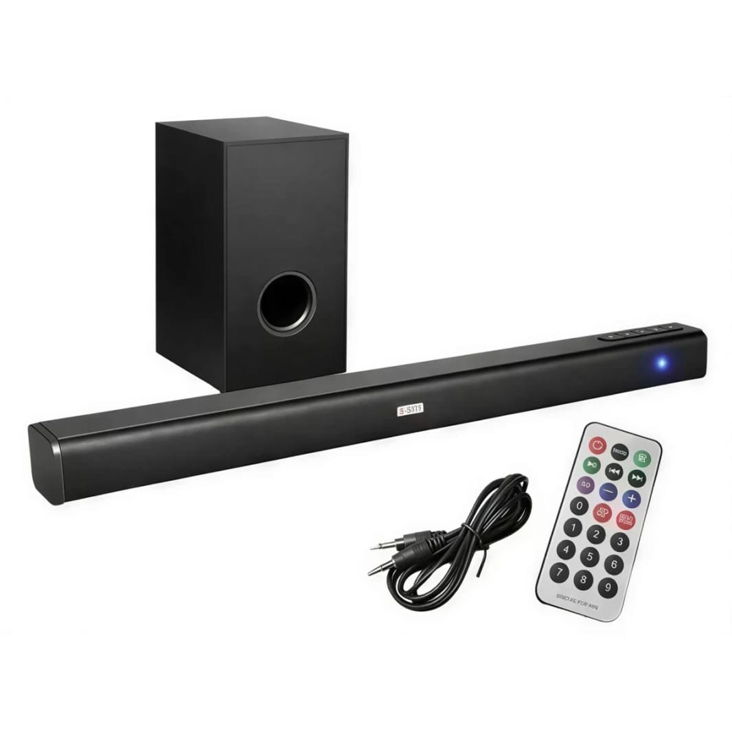 Wireless E-5111 All in One Home TV Sound Bar with Subwoofer 60W