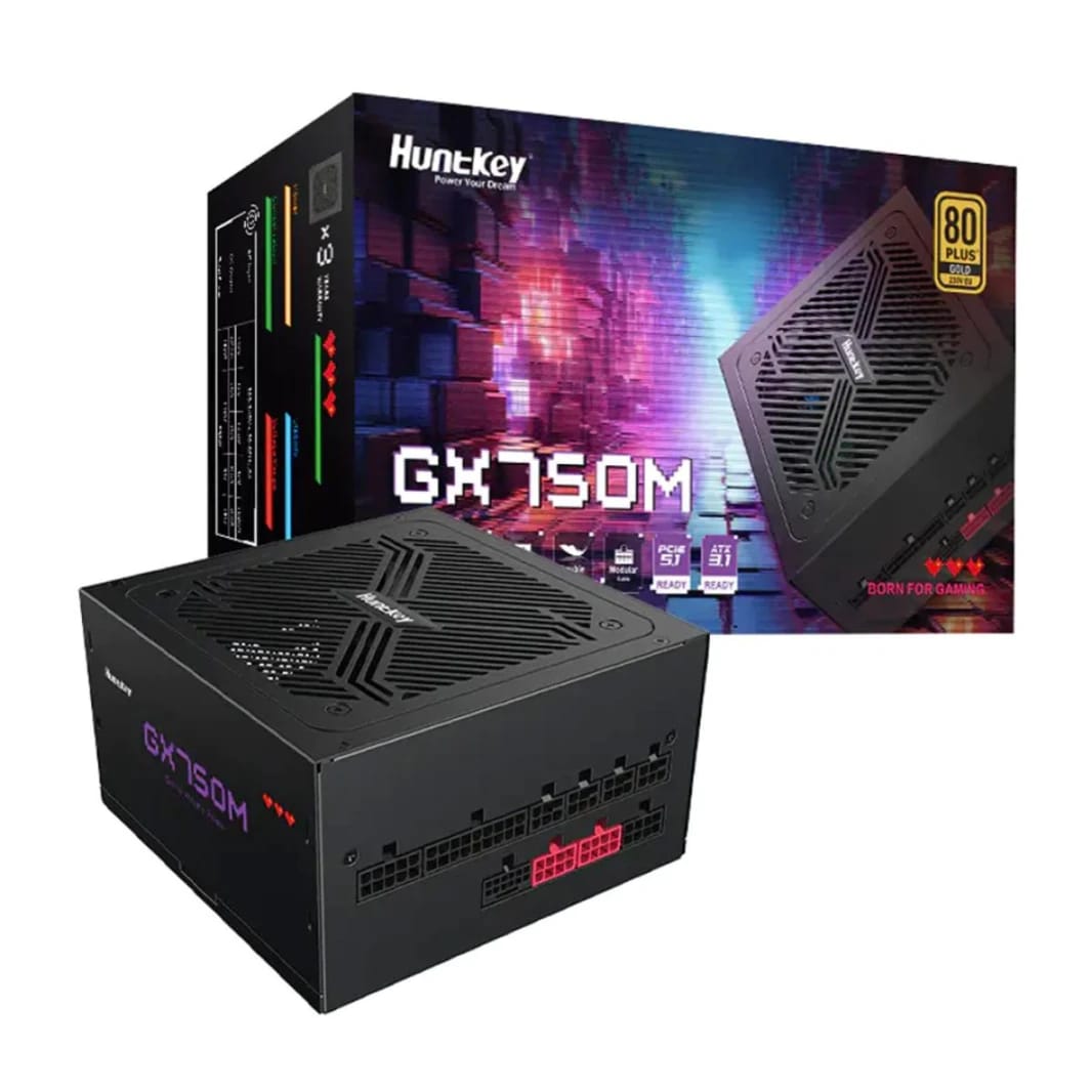 مزود الطاقة Huntkey GX750M 80+ Gold 750 وات