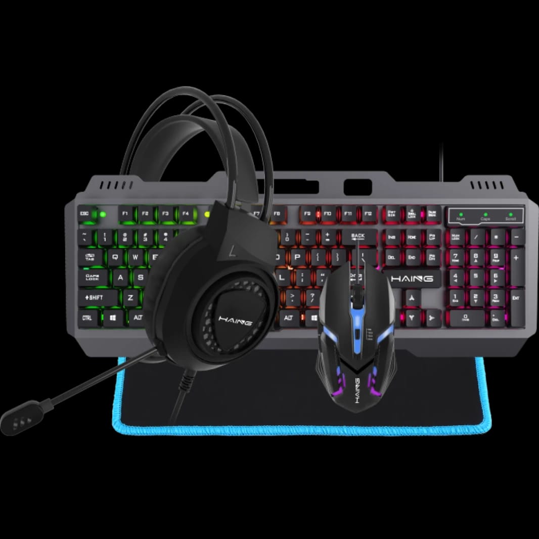 HAING HI402-KMM 4 in 1 Wired Gaming Kit Combo