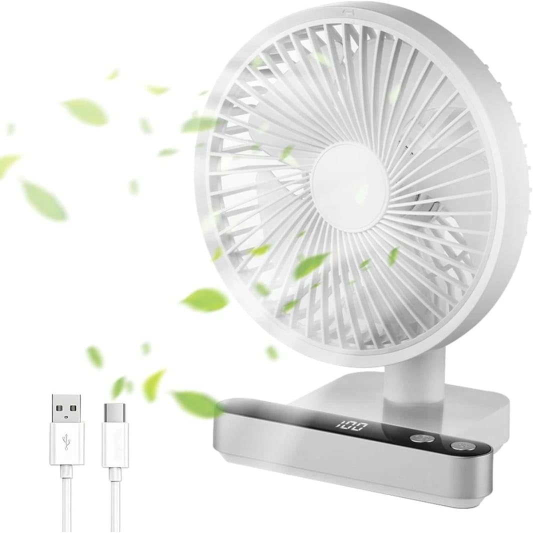 Portable Rechargeable USB Desktop Fan 4W
