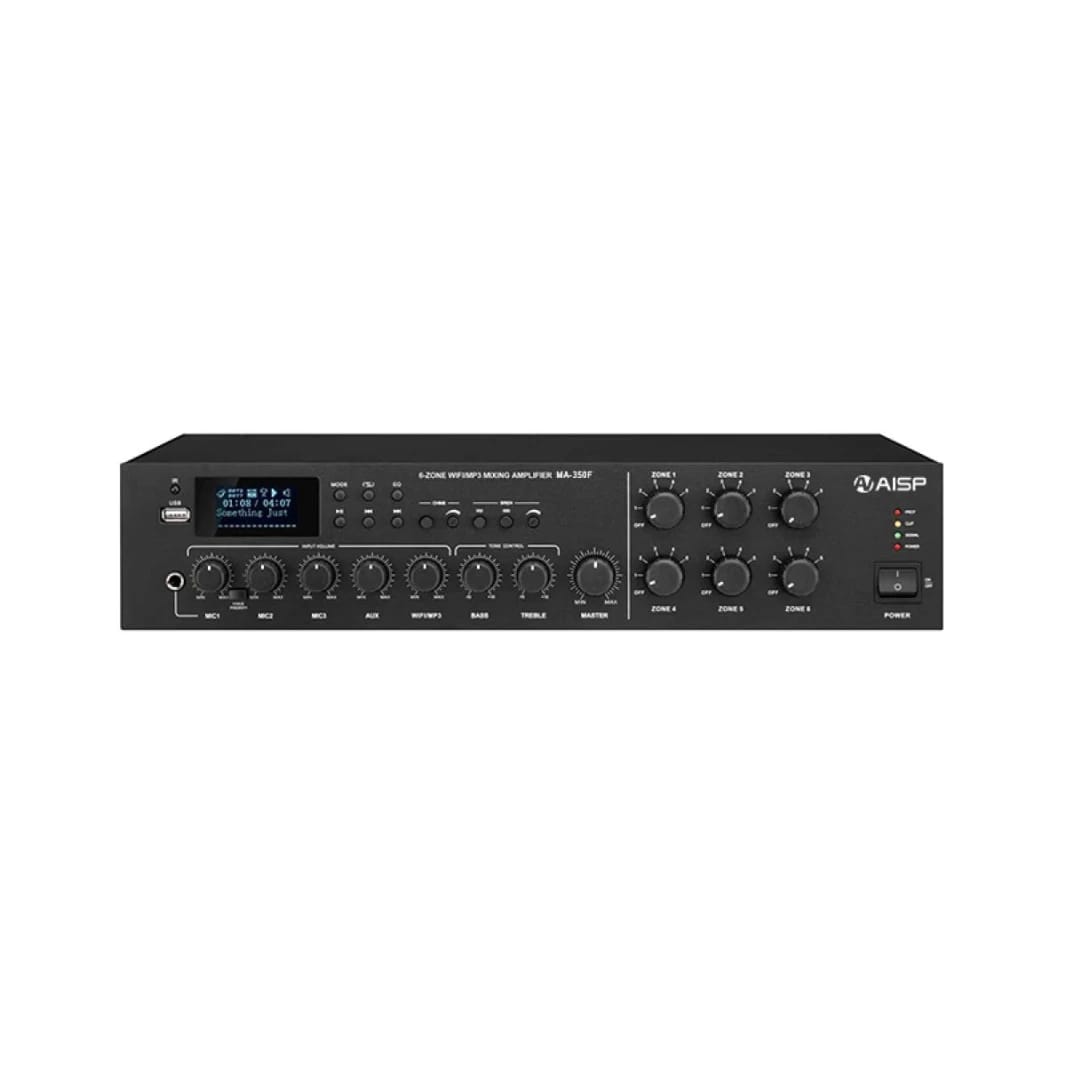 AISP MA-350F WiFi 6 Zones Amplifier 350W with USB/FM/AUX