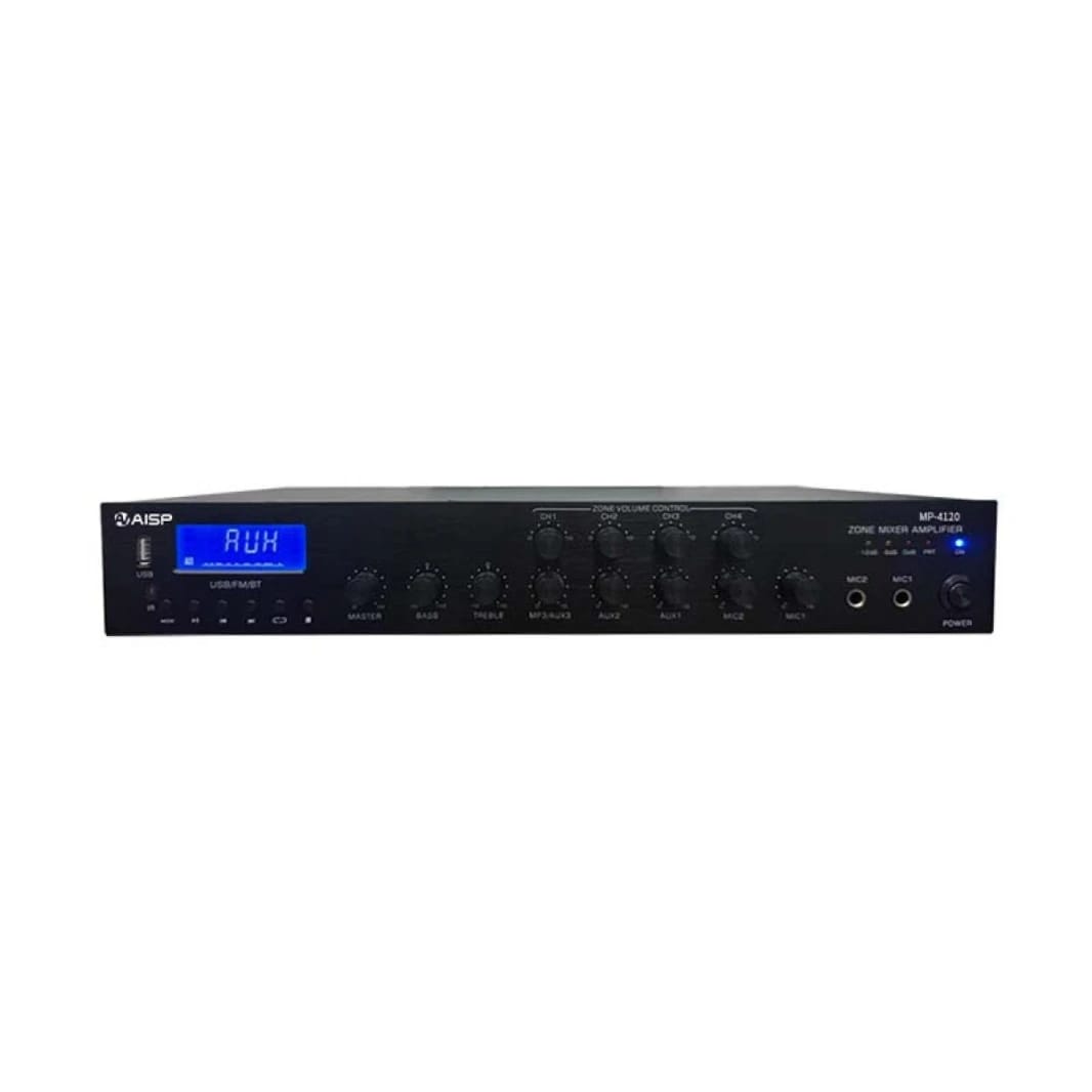 AISP MP-4120 4 Zones Mixer Amplifier 120W